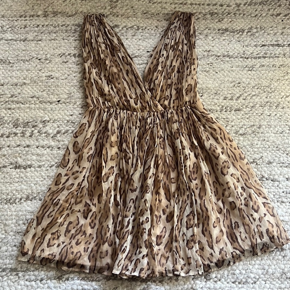 Mes Demoiselles Leopard Print Priscilla Dress
